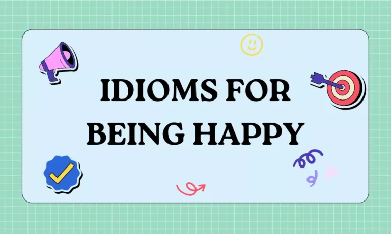 Being Happy Idioms