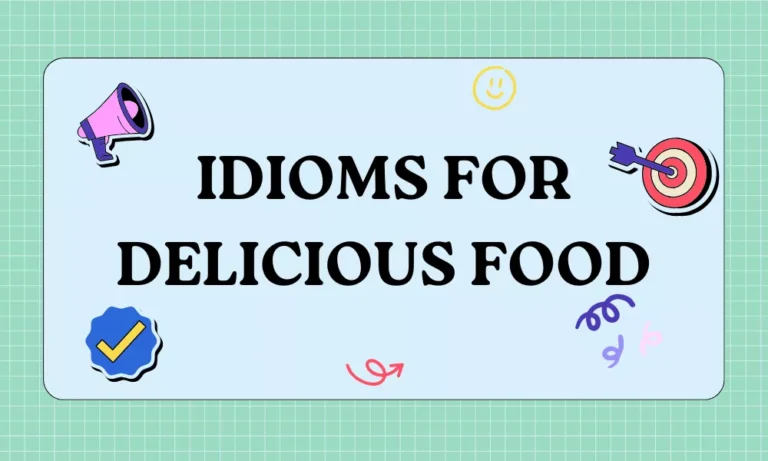 Delicious Food Idioms
