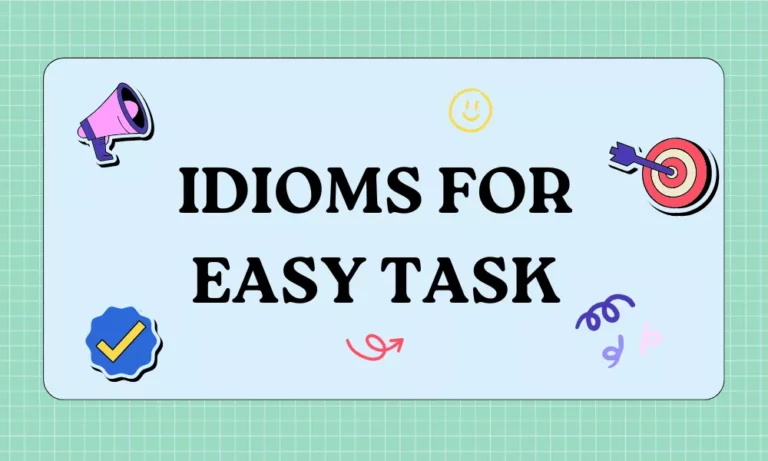 Easy Task Idioms