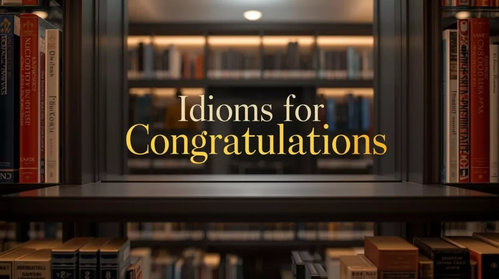 Idioms About Congratulations