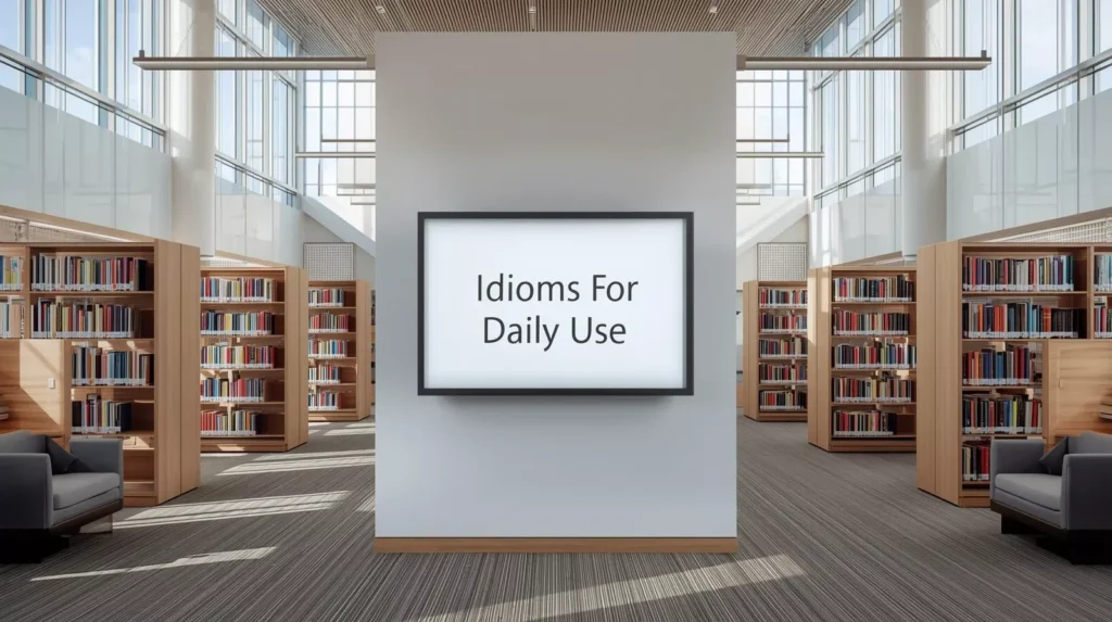 Idioms About Daily Use
