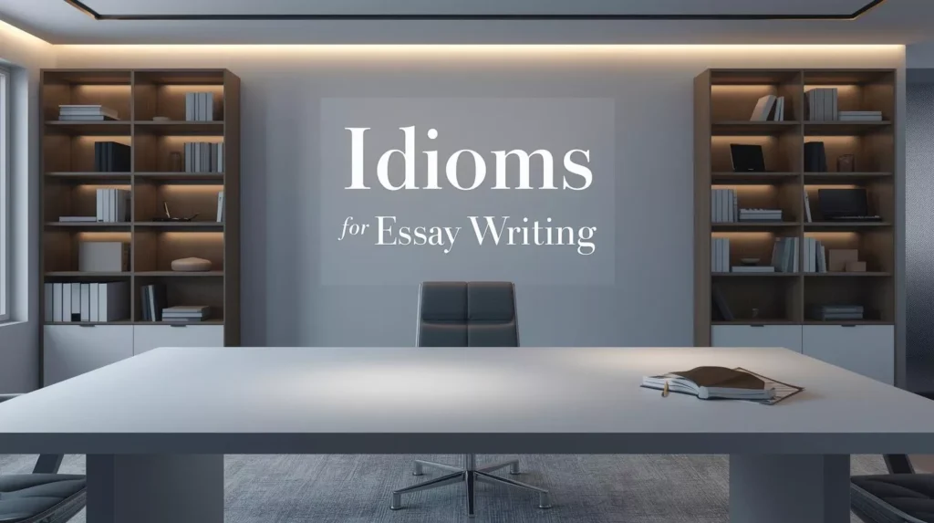Idioms About Essay Writing