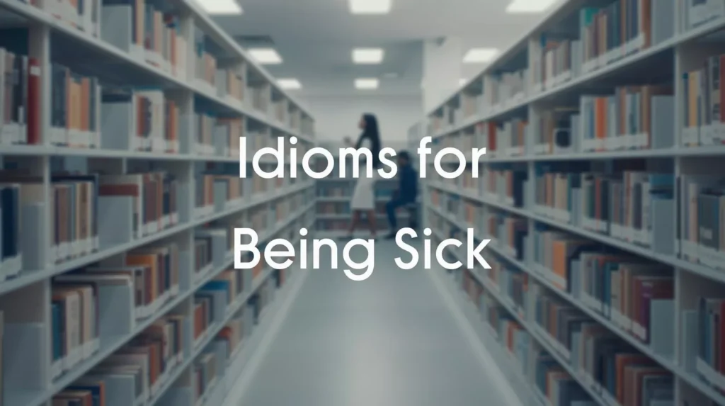Idioms For Being Sick