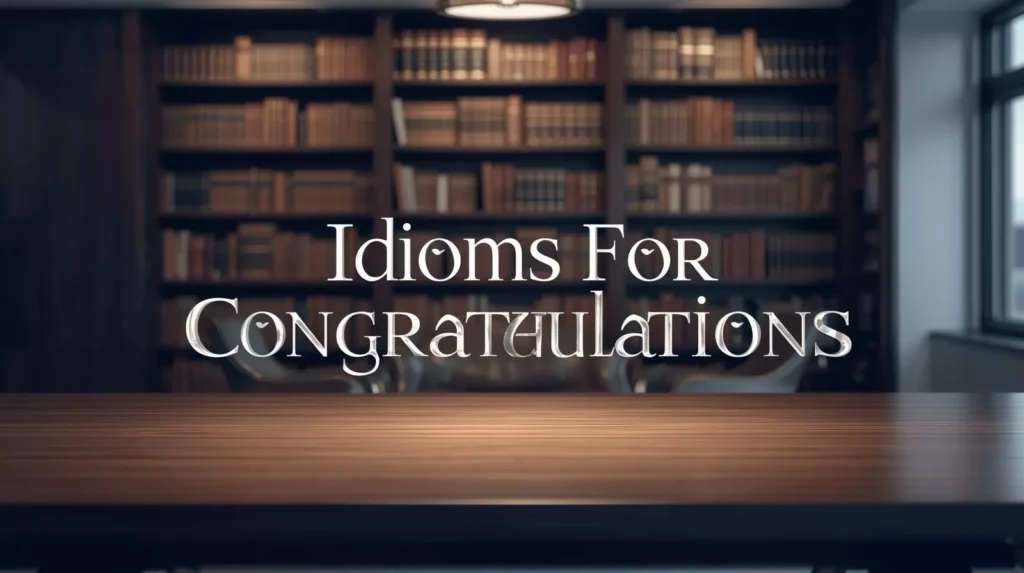 Idioms For Congratulations