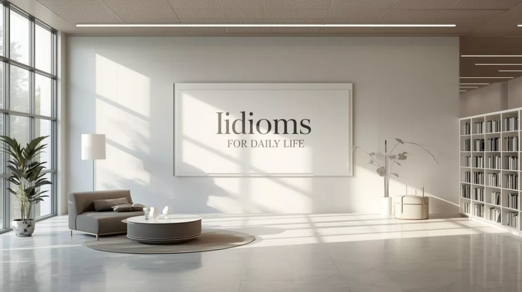 Idioms For Daily Life