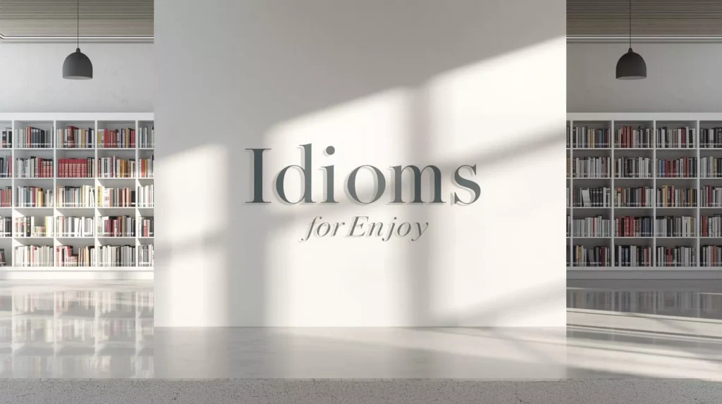 Idioms For Enjoy