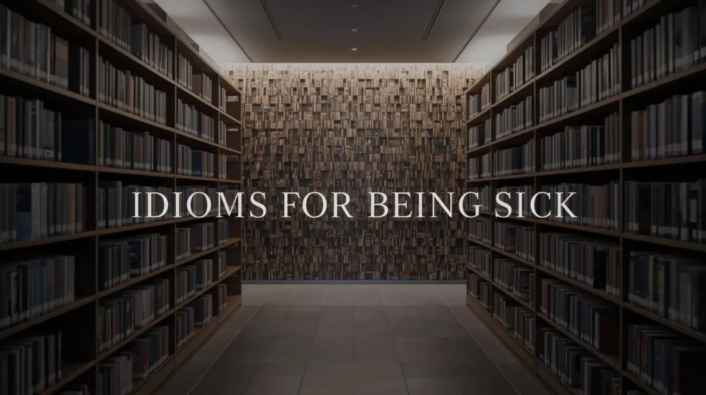 Idioms For Sick