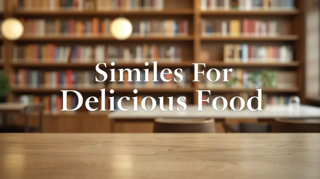 Similes For Delicious Food