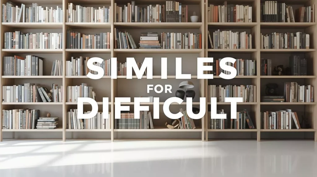 Similes For Difficult