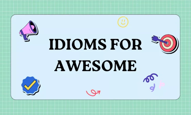 Awesome Idioms