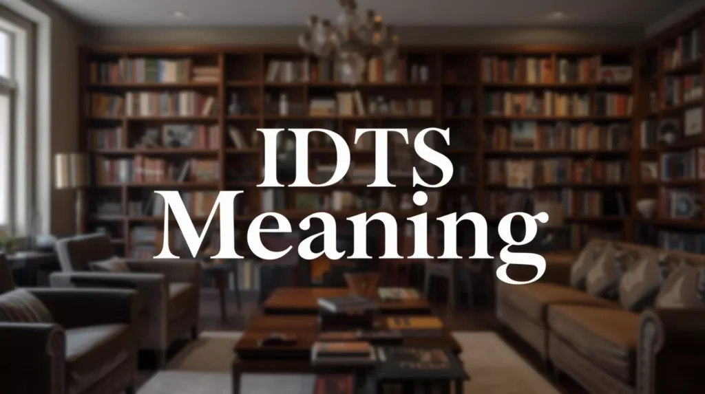 IDTS Meaning In Text