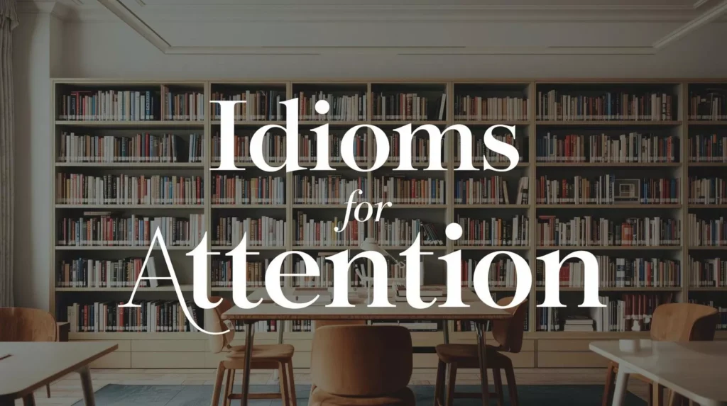 Idioms About Attention Idioms About Attention