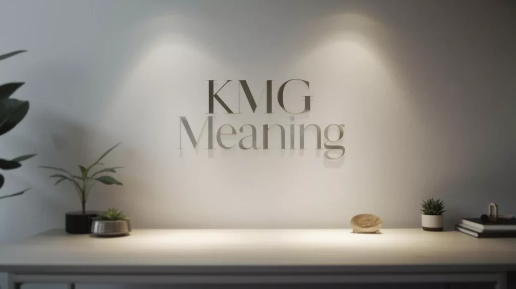 KMG Meaning In Text