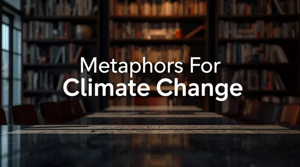 Metaphors About Climate Change