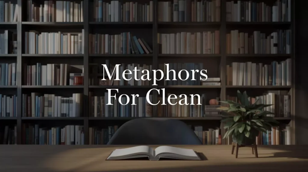 Metaphors For Clean Metaphors For Clean