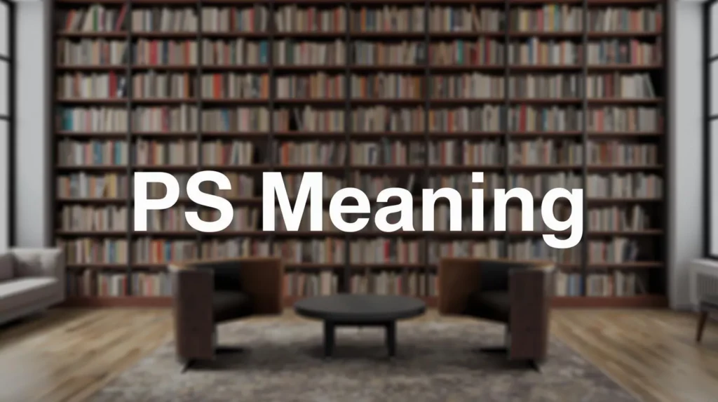 PS Meaning In Text