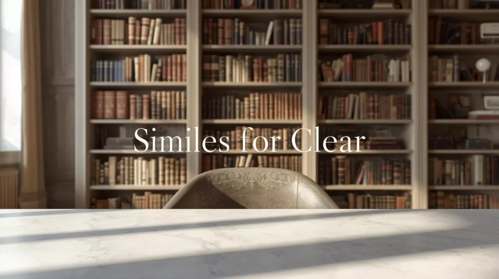 Similes About Clear Similes About Clear