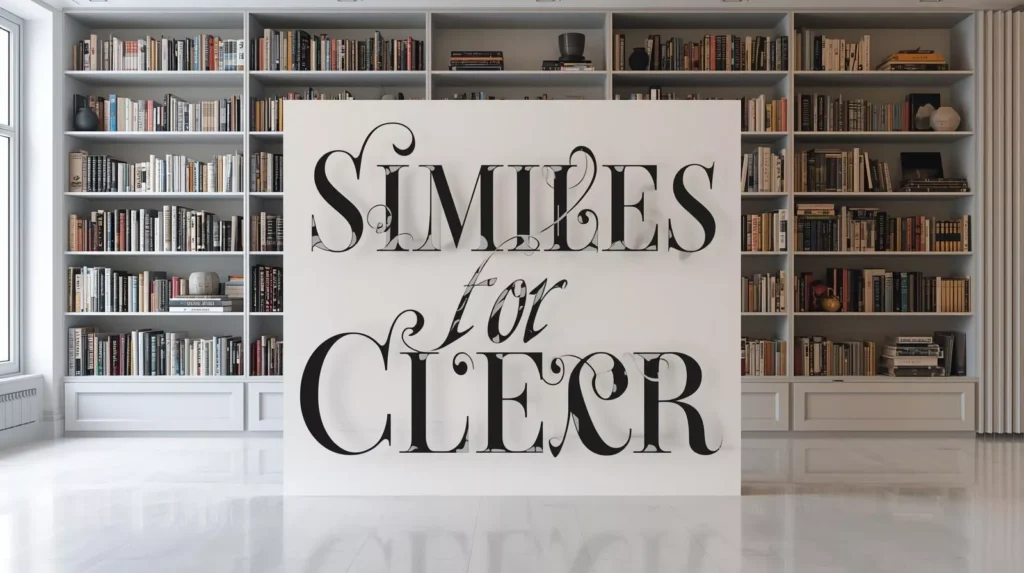 Similes For Clear Similes For Clear