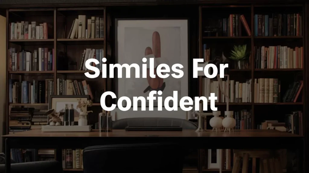 Similes For Confident