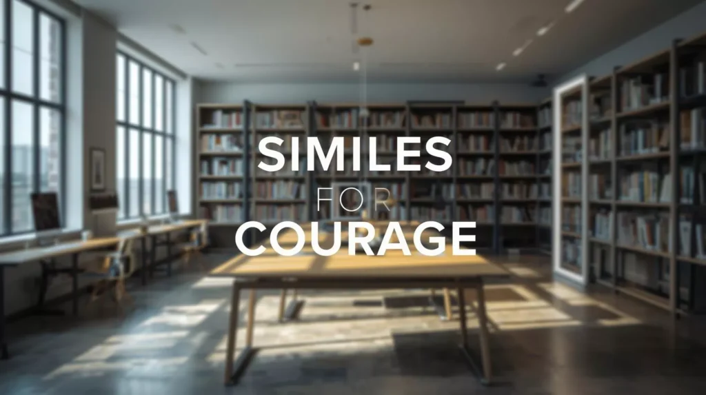 Similes For Courage