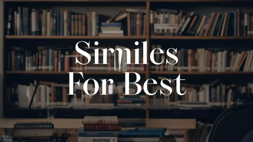 As Best As Similes As Best As Similes