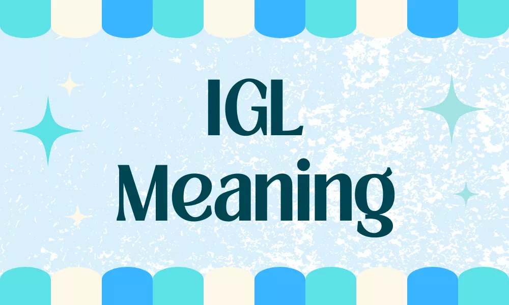 IGL Meaning in Text, Gaming, Social Media, and Online Chats Explained 1 IGL Meaning