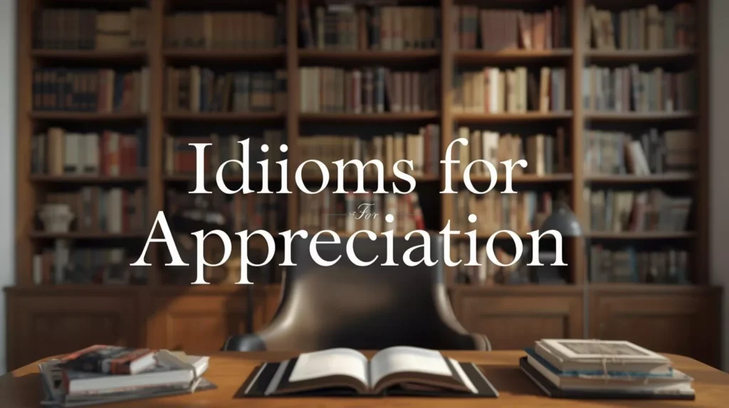 Idioms About Appreciation