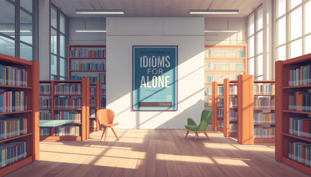 Idioms For Alone