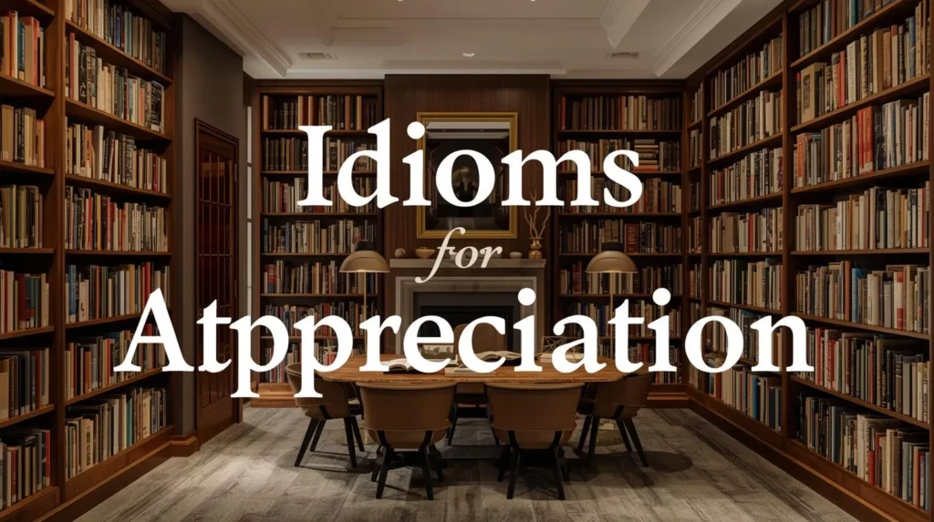 Idioms For Appreciation