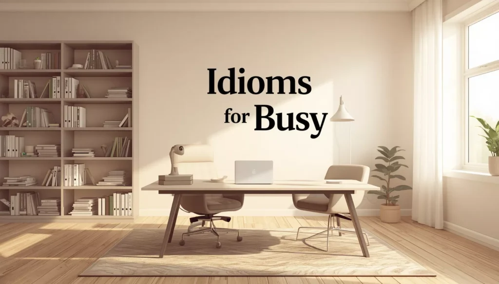 Idioms For Busy Idioms For Busy
