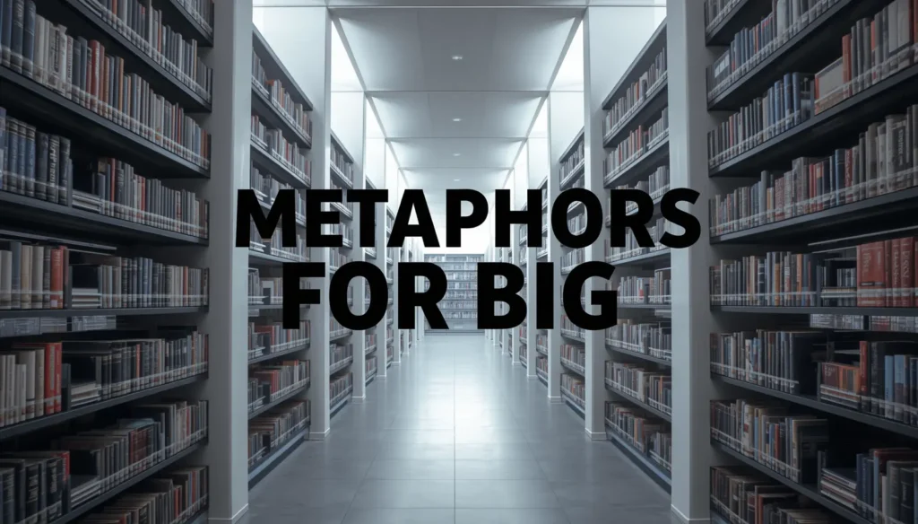Metaphors About Big Metaphors About Big