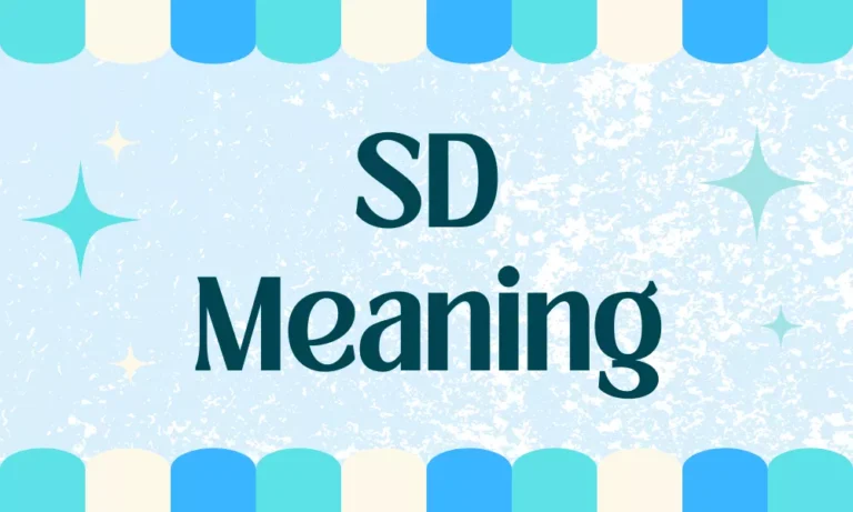 SD Meaning