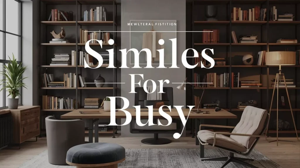 Similes For Busy Similes For Busy
