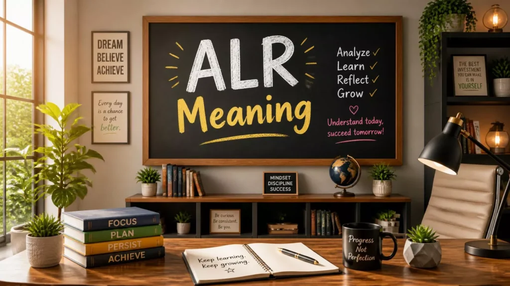 ALR Meaning In Text
