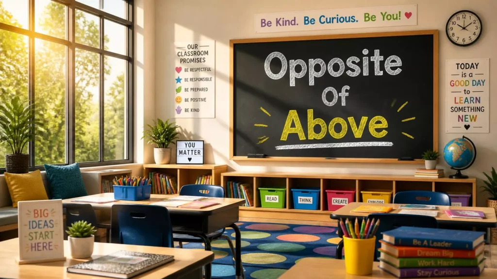 Antonym Of Above Antonym Of Above