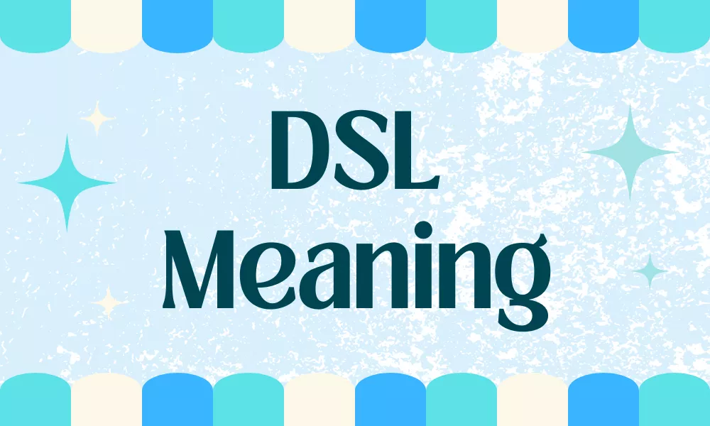 DSL Meaning in Slang, Texting, TikTok, Snapchat & Guide 1 DSL Meaning
