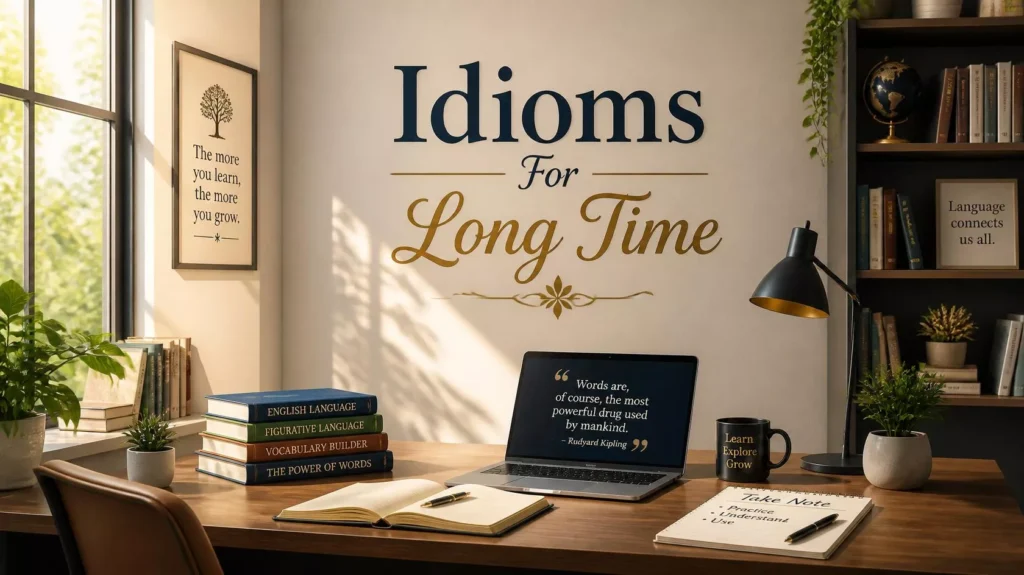 Idioms About Long Time Idioms About Long Time