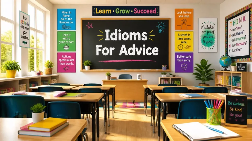 Idioms For Advice Idioms For Advice