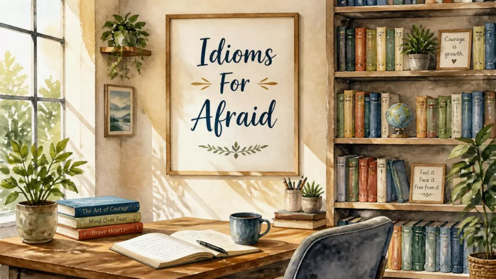 Idioms For Afraid Idioms For Afraid