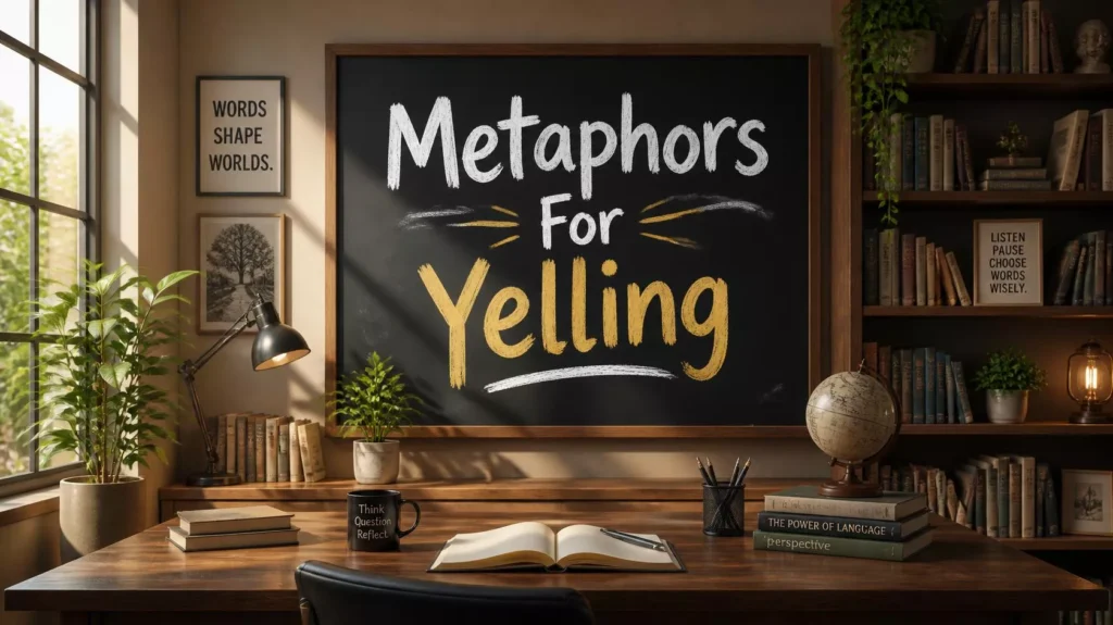 Metaphors About Yelling