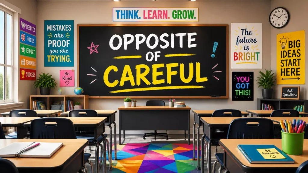 Opposite Of Careful Opposite Of Careful