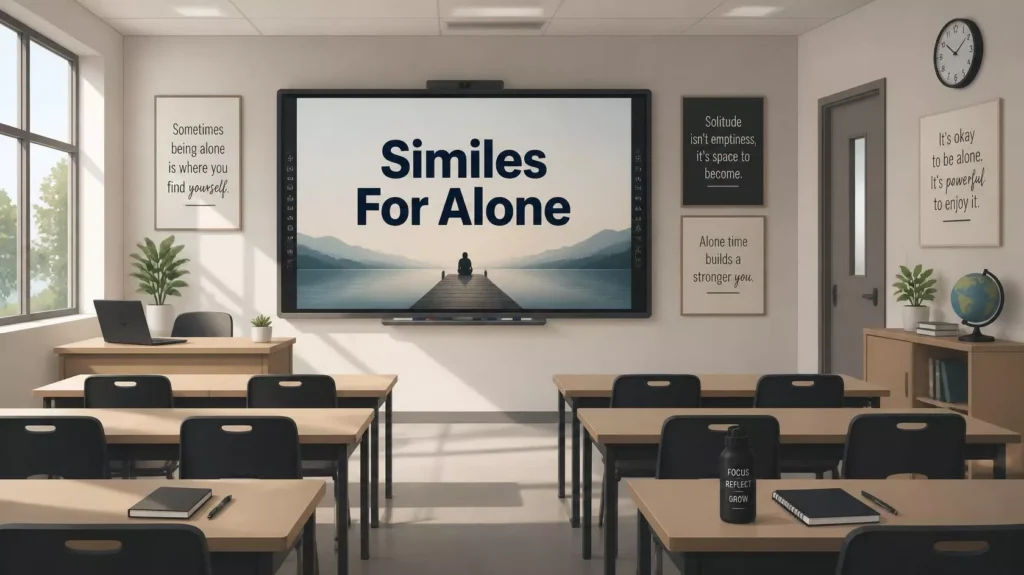 Similes For Alone