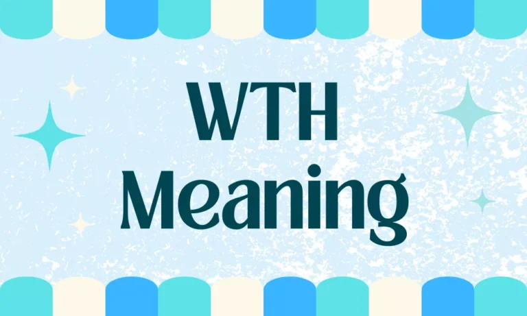 WTH Meaning