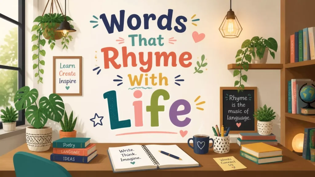 Words That Rhyme With Life Words That Rhyme With Life