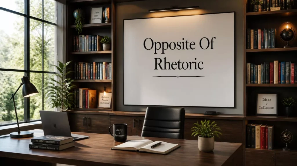 Antonym For Rhetoric Antonym For Rhetoric
