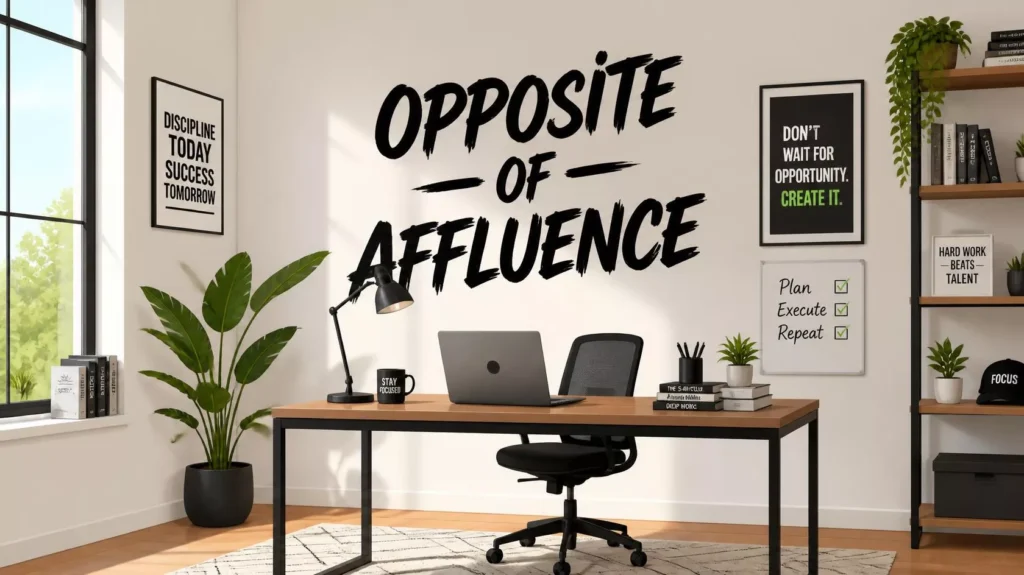 Opposite Of Affluence Opposite Of Affluence