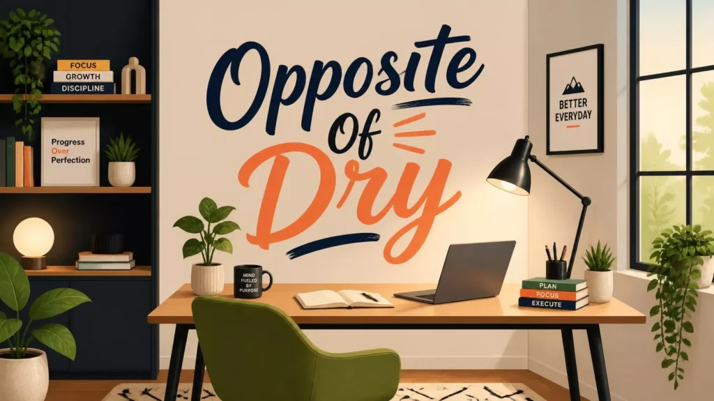 Opposite Of Dry Opposite Of Dry
