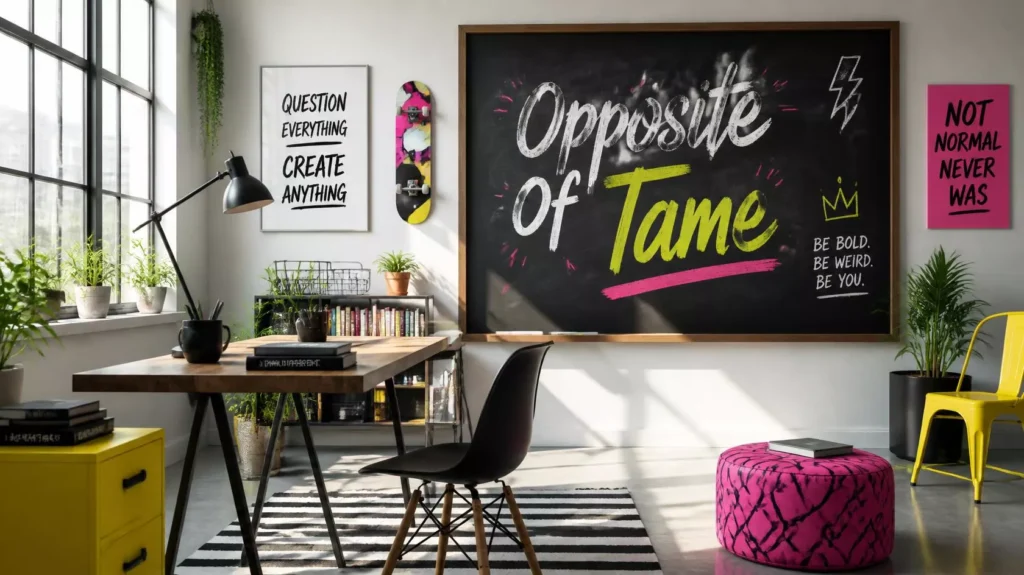 Opposite Of Tame Opposite Of Tame