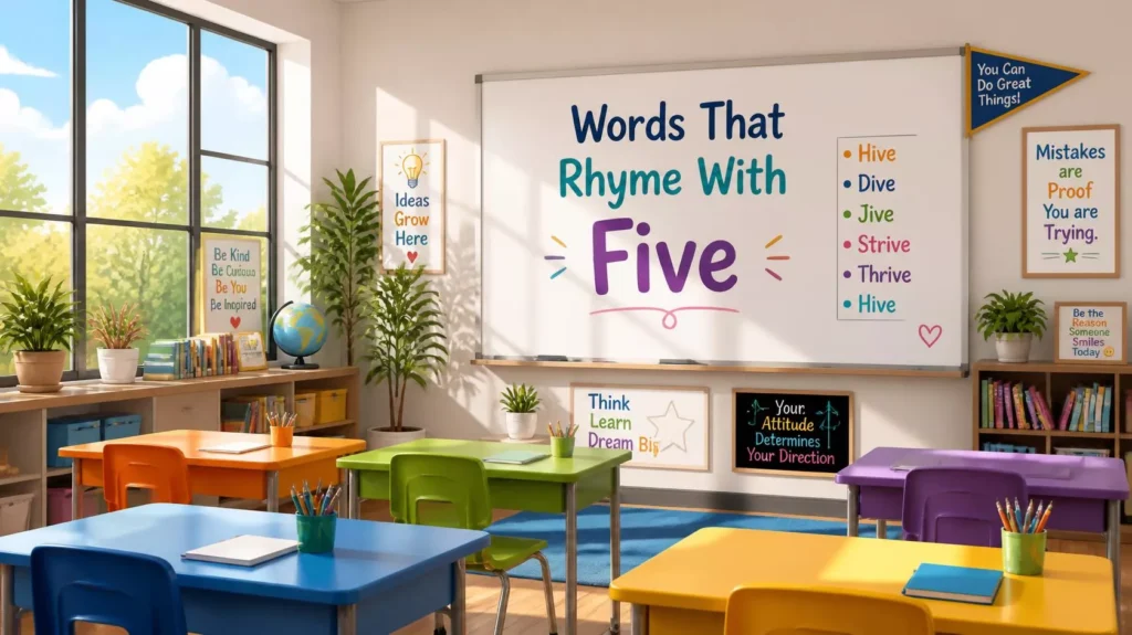 What Rhymes With Five What Rhymes With Five